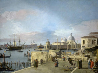 Entrance to the Grand Canal from the Molo, Venice - Canaletto — artwork view