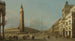 Piazza San Marco view towards the south and west - Canaletto — artwork view