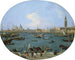 View from the Bacino di San Marco in Venice - Canaletto — artwork view