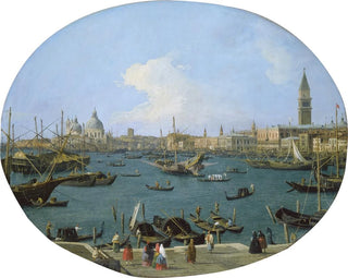 View from the Bacino di San Marco in Venice - Canaletto — artwork view