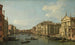The Grand Canal in Venice, view towards the southeast of San Stae at Fabbriche Nuove de Rialto - Canaletto — artwork view