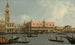 The Molo with the Piazzetta and the Doge's Palace from the Bacino - Canaletto — artwork view
