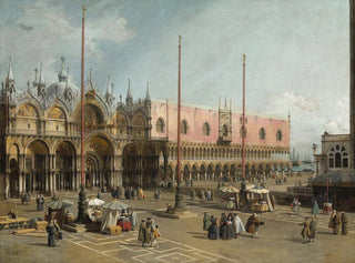 La place Saint-Marc, Venice - Canaletto — artwork view