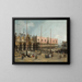La place Saint-Marc, Venice - Canaletto — framed artwork on a wall