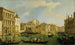 Venice, the Grand Canal of Palazzo Flangini at San Marcuola - Canaletto — artwork view