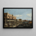 Venice the Riva degli Schiavoni - Canaletto — framed artwork on a wall