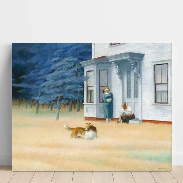 Reproduction of the painting Cape Cod Evening - Edward Hopper