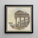 Caprice architectural Ruin of temple and figurines - Victor Jean Nicolle — wall display of the artwork