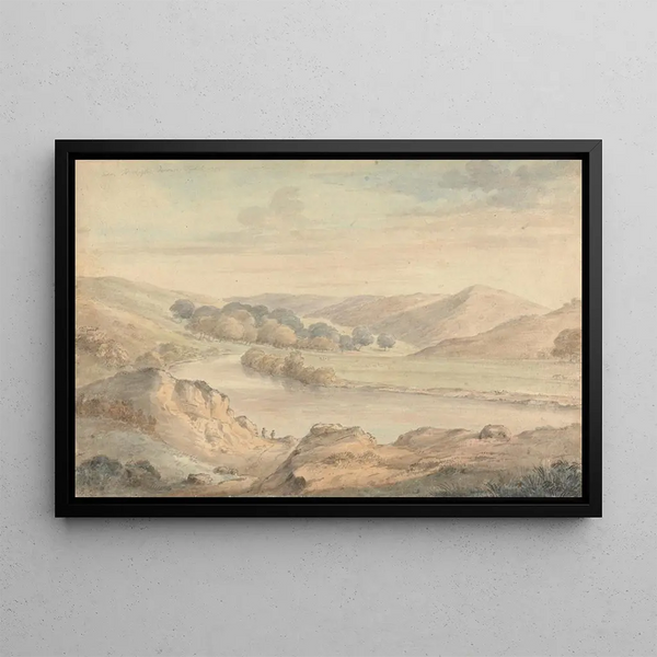 Near Torrington, Devonshire - Captain Francis Grose — framed artwork on a wall