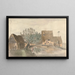 Nun Mill Painting, Northamptonshire - Captain Francis Grose — framed artwork on a wall