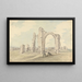 Prieuré Sainte-Marie de Thetford - Captain Francis Grose — framed artwork on a wall
