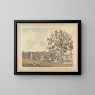 Les arches près de la porte est de Bury St Edmunds, Suffolk - Capitaine Francis Grose — framed artwork on a wall