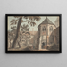 La tour des latrines, Canterbury, Kent - Capitaine Francis Grose — framed artwork on a wall