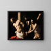 Christ at the Pillar - Caravaggio — framed artwork on a wall