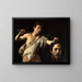 David with the Head of Goliath - Caravaggio — framed artwork on a wall