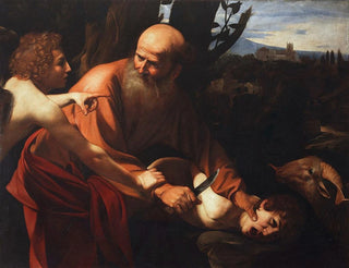 The Sacrifice of Isaac - Caravaggio — artwork view