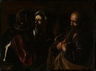 The renunciation of Saint Peter - Caravaggio — artwork view