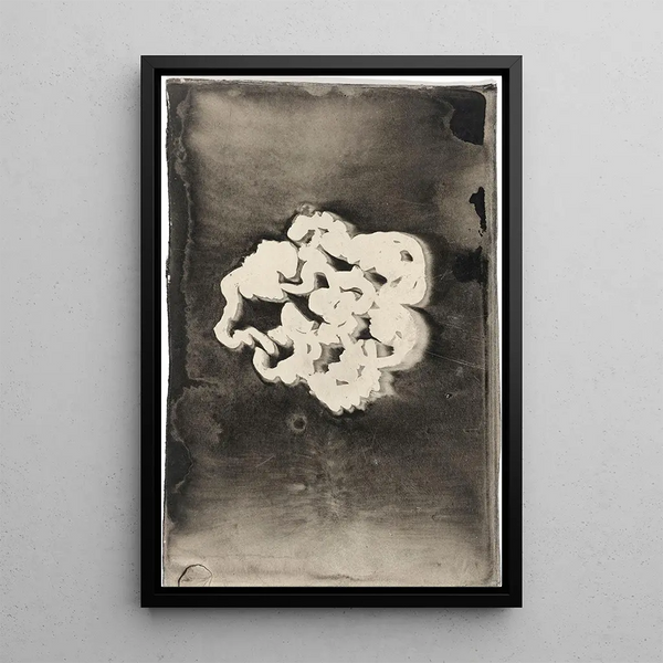 Flower III - Carel Adolph Lion Cachet — framed artwork on a wall