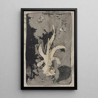 Flower Orchid Painting - Carel Adolph Lion Cachet — framed artwork on a wall