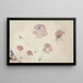 Violet and Pink Flower Studies - Carel Adolph Lion Cachet — framed artwork on a wall