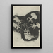 Flower Study - Carel Adolph Lion Cachet — framed artwork on a wall