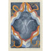 Decorative W design painting with crowned W and national colors - Carel Adolph Lion Cachet — artwork view