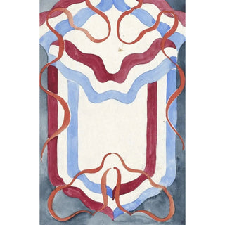 Carel Adolph Lion Cachet - Decoratief ontwerp met letter W.webp