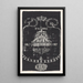 Ex libris painting by D Goedkoop - Carel Adolph Lion Cachet — framed artwork on a wall