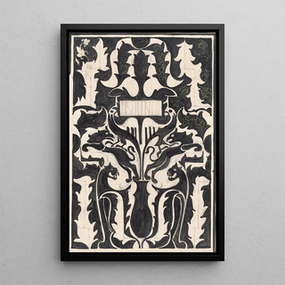 Book cover for Insulinde by D Wouters and J van Hulzen - Carel Adolph Lion Cachet — framed artwork on a wall