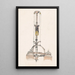 Reproduction of the painting Project for a Bascule Lamp - Carel Adolph Lion Cachet