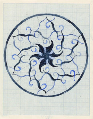 Carel Adolph Lion Cachet - Ontwerp voor een bord.webp