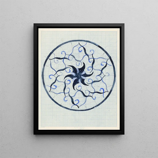 Carel Adolph Lion Cachet - Ontwerp voor een bord.webp