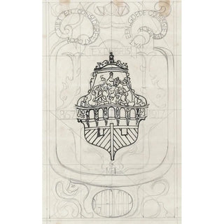 Project for an ex-libris for D Goedkoop - Carel Adolph Lion Cachet — artwork view