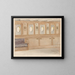 Project for a first-class children's room on the SS Prinses Juliana - Carel Adolph Lion Cachet — framed artwork on a wall