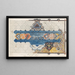 Project for a diploma of Arti et Amicitiae for Prince Hendrik upon his accession as an honorary member in 1902 - Carel Adolph Lion Cachet — framed artwork on a wall