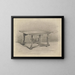 Design pour une table - Carel Adolph Lion Cachet — framed artwork on a wall