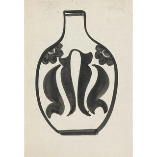 Reproduction of the painting Project for a vase - Carel Adolph Lion Cachet