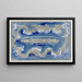 Project for a vignette for the Koninklijke Paketvaart Maatschappij - Carel Adolph Lion Cachet — framed artwork on a wall