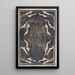 Project for ex-libris by Johanna Pabst - Carel Adolph Lion Cachet — framed artwork on a wall