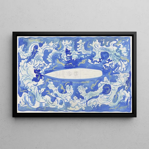 Project for the thumbnail of the Koninklijke Paketvaart Maatschappij - Carel Adolph Lion Cachet — framed artwork on a wall