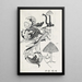 Project for coat of arms for Fock - Carel Adolph Lion Cachet — framed artwork on a wall