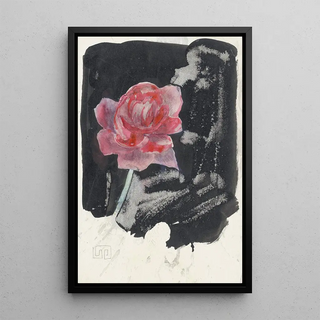 Reproduction of the painting Rose Red Painting - Carel Adolph Lion Cachet