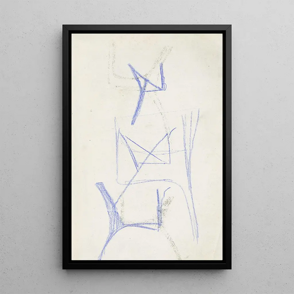 Chairs - Carel Adolph Lion Cachet — framed artwork on a wall