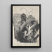 Branch with young shoots - Carel Adolph Lion Cachet — framed artwork on a wall