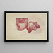 Two Red Tulips - Carel Adolph Lion Cachet — framed artwork on a wall