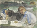 Two Children Drawing - Carel Adolph Lion Cachet — artwork view