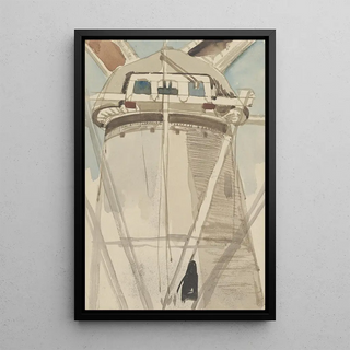 Windmill - Carel Adolph Lion Cachet — framed artwork on a wall