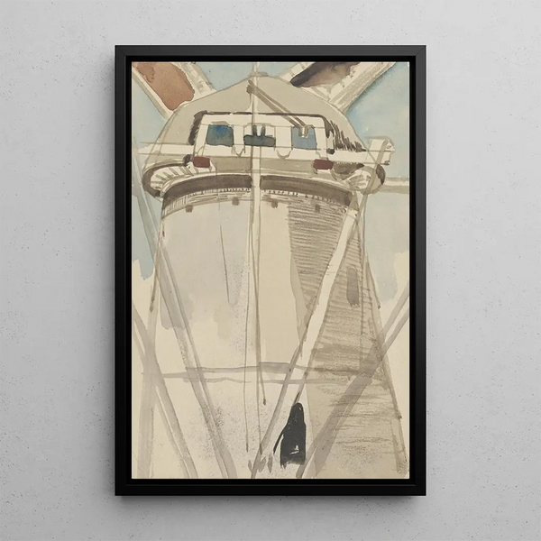 Windmill - Carel Adolph Lion Cachet — framed artwork on a wall