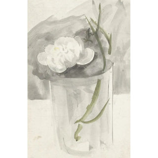 Reproduction of the painting of White Flower in a Glass - Carel Adolph Lion Cachet
