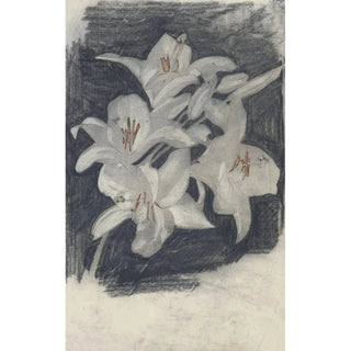 White Lily Painting - Carel Adolph Lion Cachet — artwork view